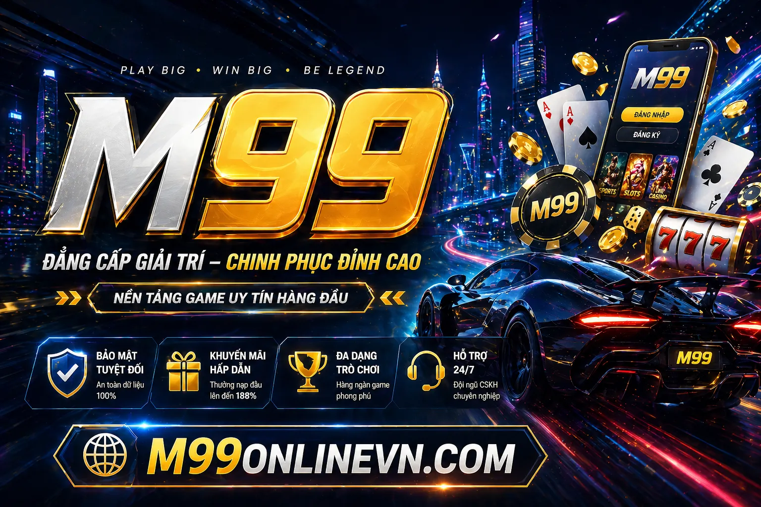 Sân vận động với ánh đèn rực rỡ và cầu thủ bóng đá, biểu tượng của cá cược thể thao 789wim login