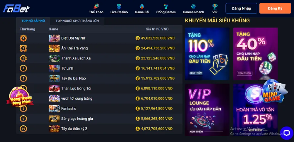 Tiền thưởng chào mừng 789wim login